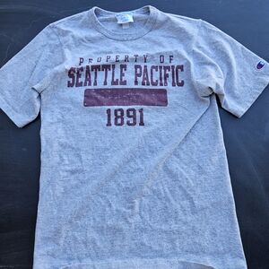 Property Of Seattle Pacific Vintage Champion Tee